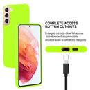 For Samsung Galaxy S22 5G GOOSPERY PEARL JELLY Shockproof TPU Phone Case(Fluorescent Green)