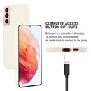 For Samsung Galaxy S22 5G GOOSPERY PEARL JELLY Shockproof TPU Phone Case(White)