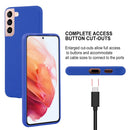 For Samsung Galaxy S22 5G GOOSPERY PEARL JELLY Shockproof TPU Phone Case(Blue)
