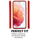 For Samsung Galaxy S22 5G GOOSPERY PEARL JELLY Shockproof TPU Phone Case(Red)