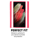 For Samsung Galaxy S22 Ultra 5G GOOSPERY PEARL JELLY Shockproof TPU Phone Case(Rose Red)