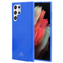 For Samsung Galaxy S22 Ultra 5G GOOSPERY PEARL JELLY Shockproof TPU Phone Case(Blue)
