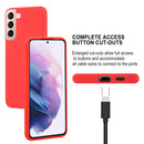 For Samsung Galaxy S22+ 5G GOOSPERY SOFT FEELING Liquid TPU Soft Case(Red)