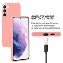 For Samsung Galaxy S22+ 5G GOOSPERY SOFT FEELING Liquid TPU Soft Case(Pink)
