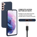 For Samsung Galaxy S22+ 5G GOOSPERY SOFT FEELING Liquid TPU Soft Case(Dark Blue)