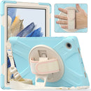 For Samsung Galaxy Tab A8 10.5 2021 Silicone + PC Tablet Case(Ice Blue)