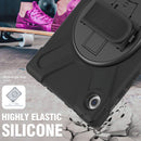 For Samsung Galaxy Tab A8 10.5 2021 Silicone + PC Tablet Case(Black)