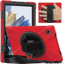 For Samsung Galaxy Tab A8 10.5 2021 Silicone + PC Tablet Case(Red)
