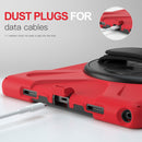 For Samsung Galaxy Tab A8 10.5 2021 Silicone + PC Tablet Case(Red)