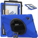 For Samsung Galaxy Tab A8 10.5 2021 Silicone + PC Tablet Case(Blue)