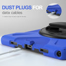 For Samsung Galaxy Tab A8 10.5 2021 Silicone + PC Tablet Case(Blue)