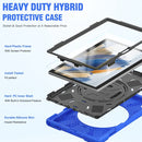 For Samsung Galaxy Tab A8 10.5 2021 Silicone + PC Tablet Case(Blue)