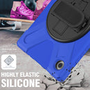 For Samsung Galaxy Tab A8 10.5 2021 Silicone + PC Tablet Case(Blue)
