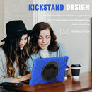 For Samsung Galaxy Tab A8 10.5 2021 Silicone + PC Tablet Case(Blue)