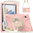 For Samsung Galaxy Tab A8 10.5 2021 Silicone + PC Tablet Case(Rose Gold)