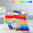 For Samsung Galaxy Tab A8 10.5 2021 Silicone + PC Tablet Case(Colorful Red)