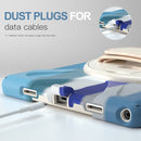 For Samsung Galaxy Tab A8 10.5 2021 Silicone + PC Tablet Case(Colorful Blue)