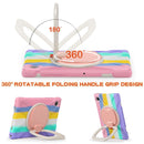 For Samsung Galaxy Tab A8 10.5 2021 Silicone + PC Tablet Case(Colorful Pink)