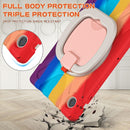 For Samsung Galaxy Tab A8 10.5 2021 Silicone + PC Tablet Case(Colorful Red)