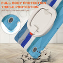 For Samsung Galaxy Tab A8 10.5 2021 Silicone + PC Tablet Case(Colorful Blue)