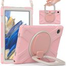 For Samsung Galaxy Tab A8 10.5 2021 Silicone + PC Tablet Case(Rose Gold)