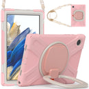 For Samsung Galaxy Tab A8 10.5 2021 Silicone + PC Tablet Case(Rose Gold)