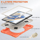 For Samsung Galaxy Tab A8 10.5 2021 Silicone + PC Tablet Case(Living Coral)
