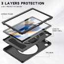 For Samsung Galaxy Tab A8 10.5 2021 Shockproof TPU + PC Tablet Case(Black)