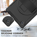 For Samsung Galaxy Tab A8 10.5 2021 Shockproof TPU + PC Tablet Case(Black)