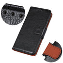 For Samsung Galaxy A73 5G Nappa Texture Horizontal Flip Leather Phone Case(Black)