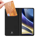 For Motorola Moto G51 5G DUX DUCIS Skin Pro Series Horizontal Flip Leather Phone Case(Black)
