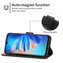 Leather Phone Case For Tecno Spark 8T(Black)