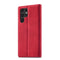 For Samsung Galaxy S22 LC.IMEEKE Soft PU + TPU Magnetic Skin-friendly Feeling Leather Phone Case(Red)