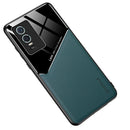 For vivo Y76 All-inclusive Leather + Organic Glass Phone Case(Green)