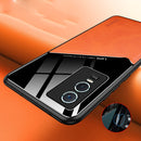 For vivo Y76 All-inclusive Leather + Organic Glass Phone Case(Green)