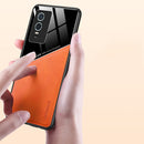 For vivo Y76 All-inclusive Leather + Organic Glass Phone Case(Green)