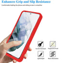 For Samsung Galaxy S21 5G Acrylic + TPU 360 Degrees Full Coverage Shockproof Phone Case(Black)