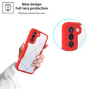 For Samsung Galaxy S21 5G Acrylic + TPU 360 Degrees Full Coverage Shockproof Phone Case(Black)