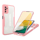 For Samsung Galaxy A13 5G Acrylic + TPU 360 Degrees Full Coverage Shockproof Phone Case(Pink)