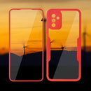 For Samsung Galaxy A13 5G Acrylic + TPU 360 Degrees Full Coverage Shockproof Phone Case(Pink)