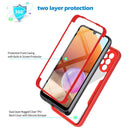 For Samsung Galaxy A32 4G Acrylic + TPU 360 Degrees Full Coverage Shockproof Phone Case(Blue)