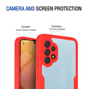 For Samsung Galaxy A32 4G Acrylic + TPU 360 Degrees Full Coverage Shockproof Phone Case(Blue)