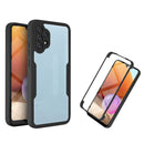 For Samsung Galaxy A32 4G Acrylic + TPU 360 Degrees Full Coverage Shockproof Phone Case(Black)