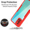 For Samsung Galaxy A51 4G Acrylic + TPU 360 Degrees Full Coverage Shockproof Phone Case(Green)