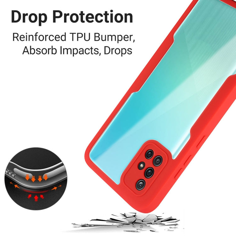 For Samsung Galaxy A51 4G Acrylic + TPU 360 Degrees Full Coverage Shockproof Phone Case(Green)