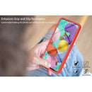 For Samsung Galaxy A51 4G Acrylic + TPU 360 Degrees Full Coverage Shockproof Phone Case(Purple)