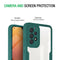 For Samsung Galaxy A52 5G / 4G Acrylic + TPU 360 Degrees Full Coverage Shockproof Phone Case(Black)