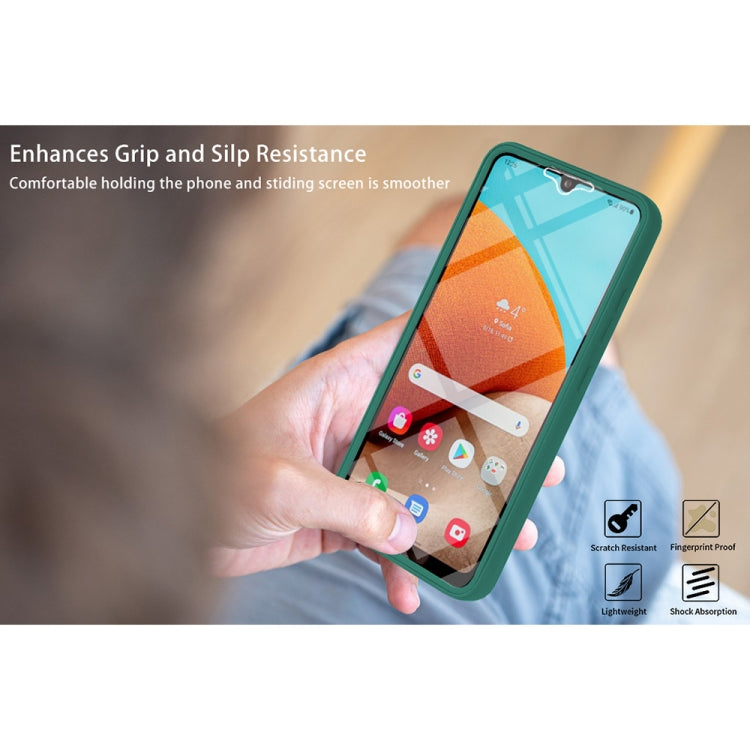 For Samsung Galaxy A52 5G / 4G Acrylic + TPU 360 Degrees Full Coverage Shockproof Phone Case(Black)