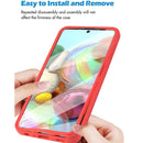 For Samsung Galaxy A71 4G Acrylic + TPU 360 Degrees Full Coverage Shockproof Phone Case(Pink)