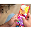 For Samsung Galaxy A71 4G Acrylic + TPU 360 Degrees Full Coverage Shockproof Phone Case(Pink)